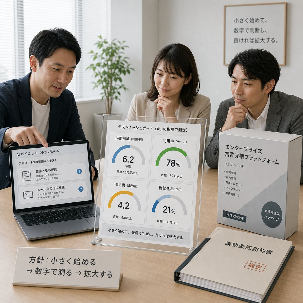 営業AI導入プロジェクトのチェックリスト